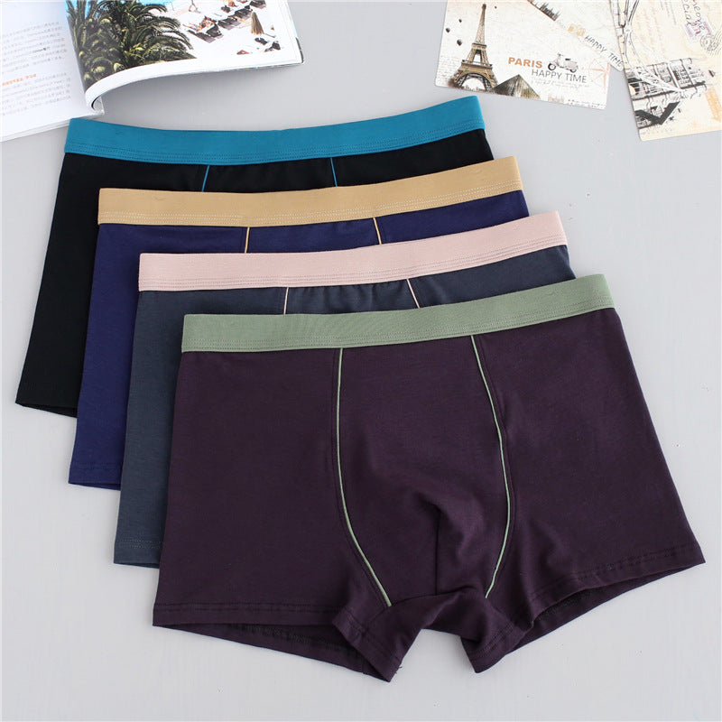 Men's Cotton Seamless Boxers