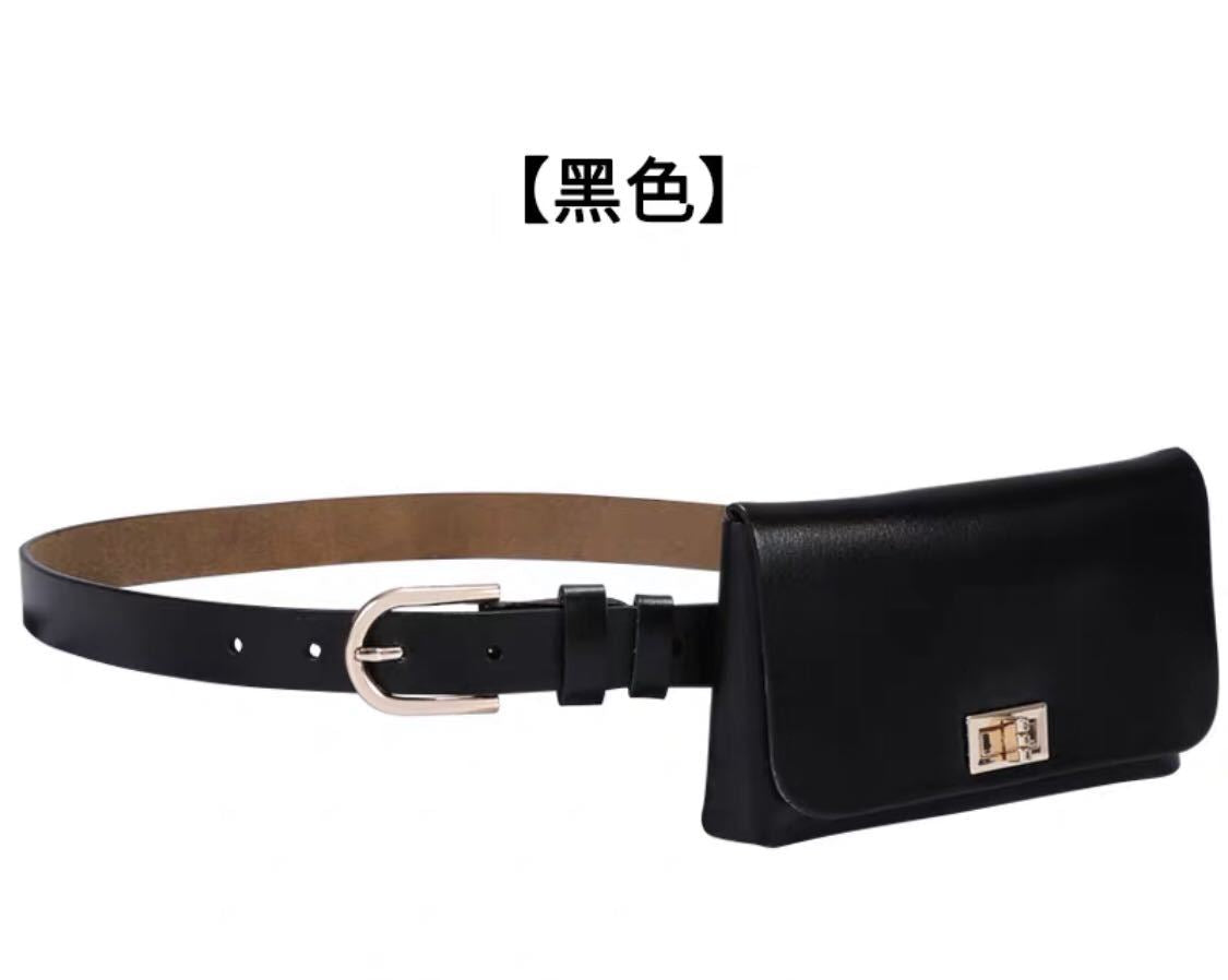 New Ladies Cowhide Belt Genuine Leather Waist Bag All-match Decorative Skirt Trouser Belt