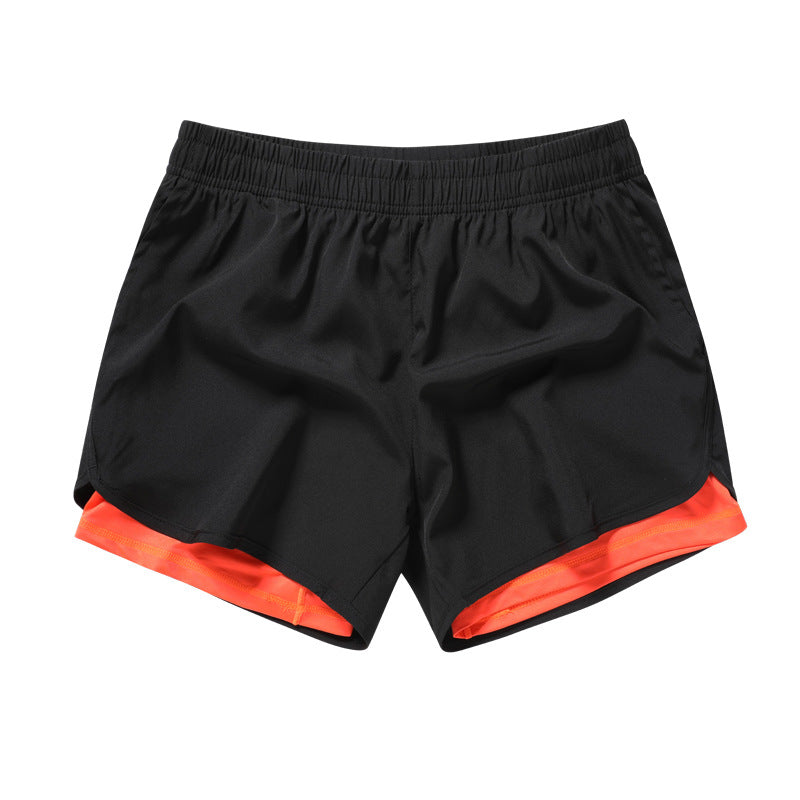 Men's Quick-drying Sports Shorts with Invisible Pocket for Mobile Phone