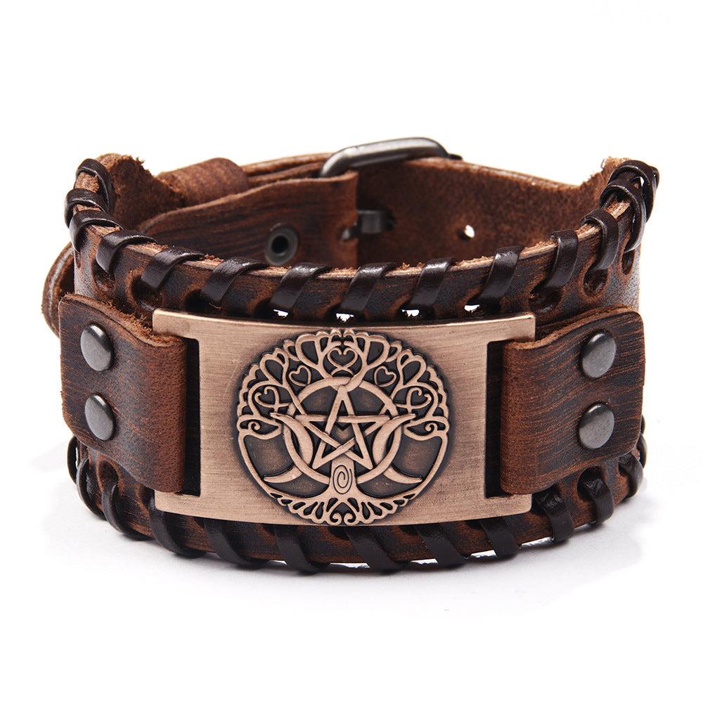 Punk Jewelry Cowhide Bracelet