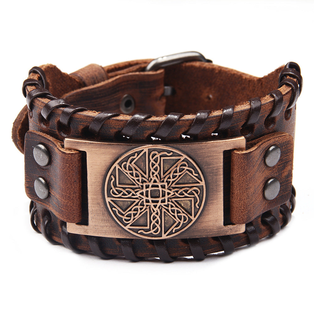 Punk Jewelry Cowhide Bracelet
