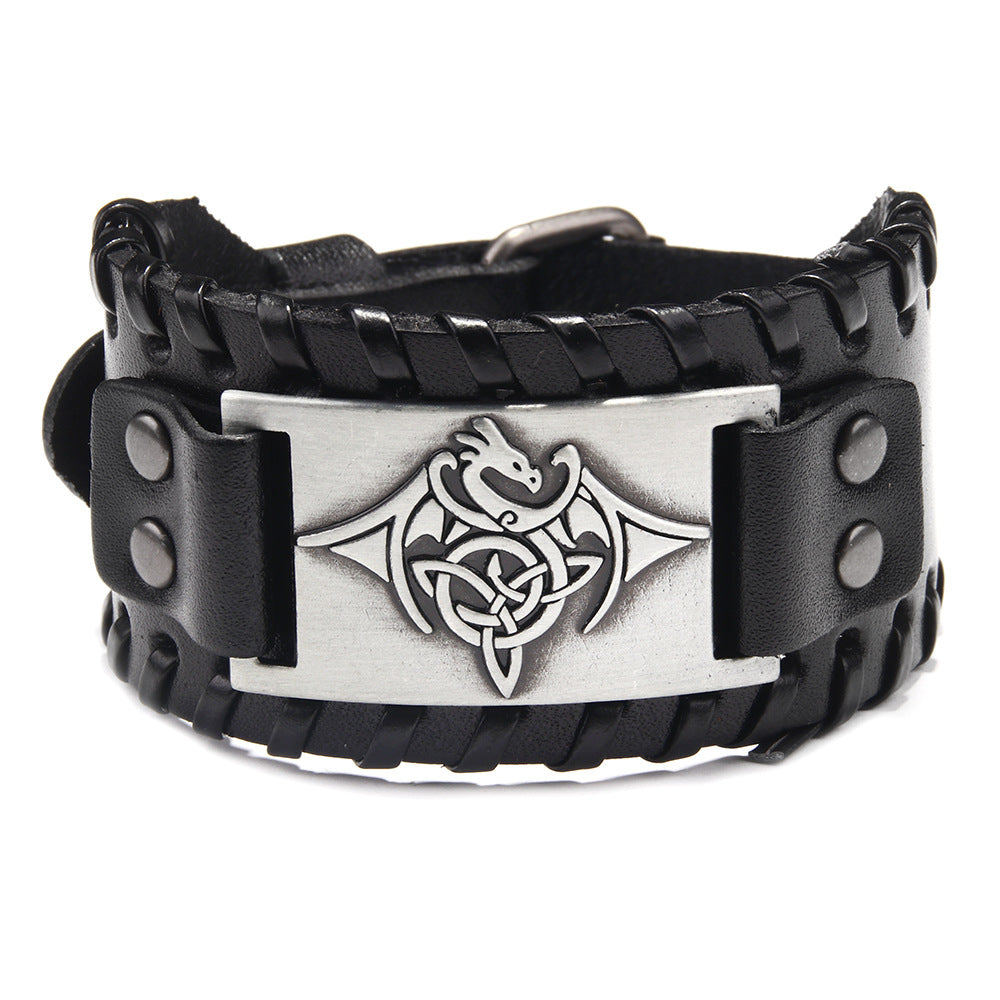 Punk Jewelry Cowhide Bracelet