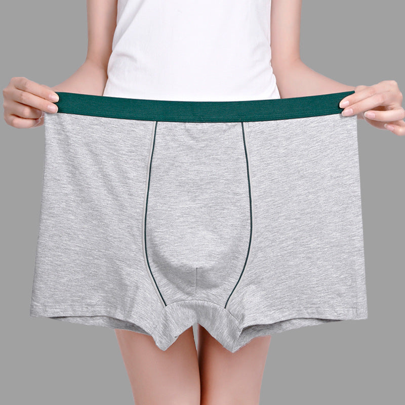 Men's Cotton Seamless Boxers