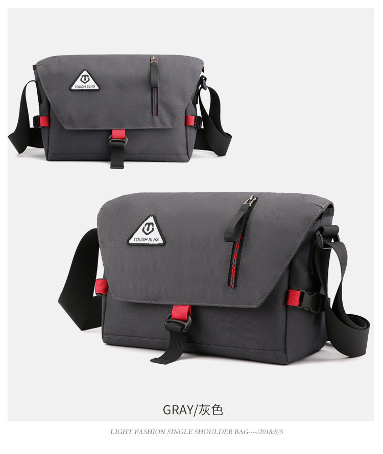 Factory direct new men's trendy cool diagonal bag waterproof Oxford cloth men's bag practical business computer bag shoulder bag