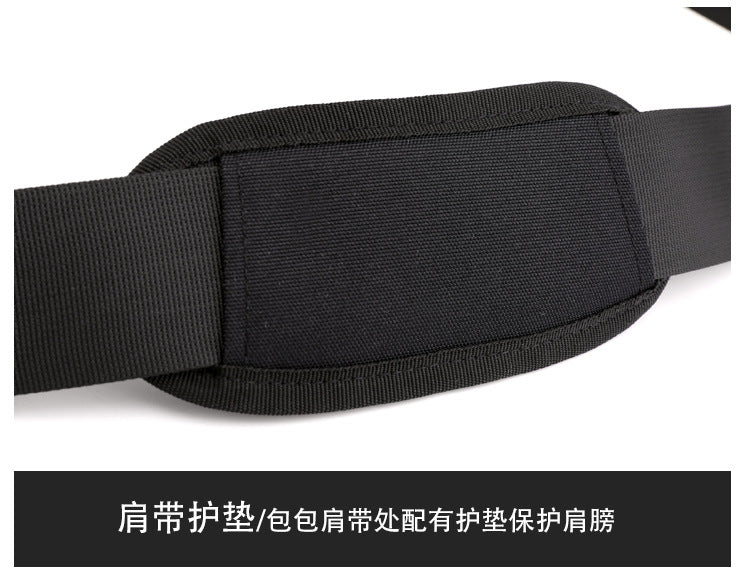 Factory direct new men's trendy cool diagonal bag waterproof Oxford cloth men's bag practical business computer bag shoulder bag