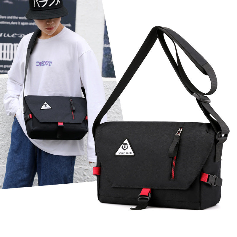 Factory direct new men's trendy cool diagonal bag waterproof Oxford cloth men's bag practical business computer bag shoulder bag