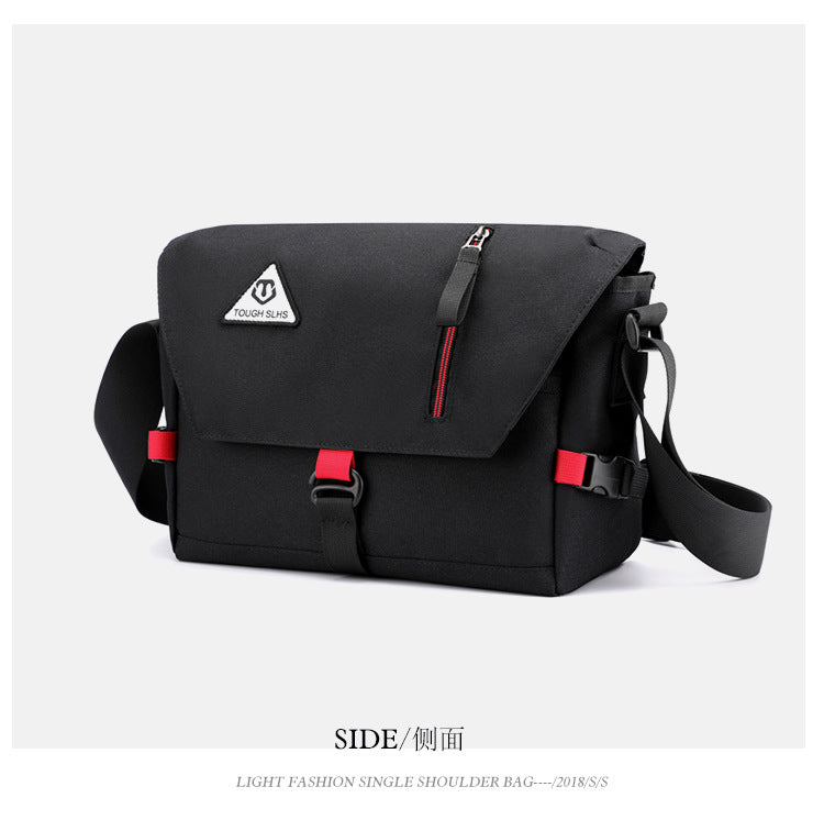 Factory direct new men's trendy cool diagonal bag waterproof Oxford cloth men's bag practical business computer bag shoulder bag