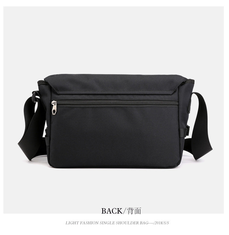 Factory direct new men's trendy cool diagonal bag waterproof Oxford cloth men's bag practical business computer bag shoulder bag