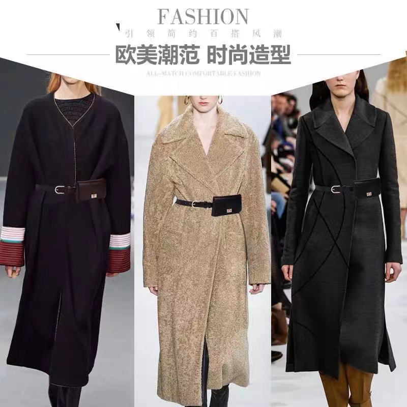 New Ladies Cowhide Belt Genuine Leather Waist Bag All-match Decorative Skirt Trouser Belt