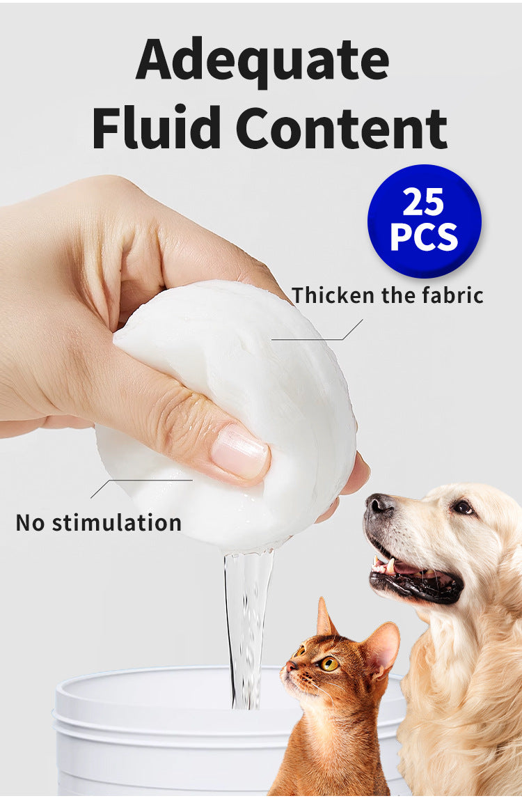 Pet Tear Stain Remover Wipes for Dogs & Cats