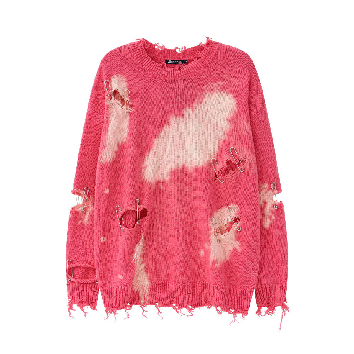 Faded Ripped Unisex Streetwear Sweater