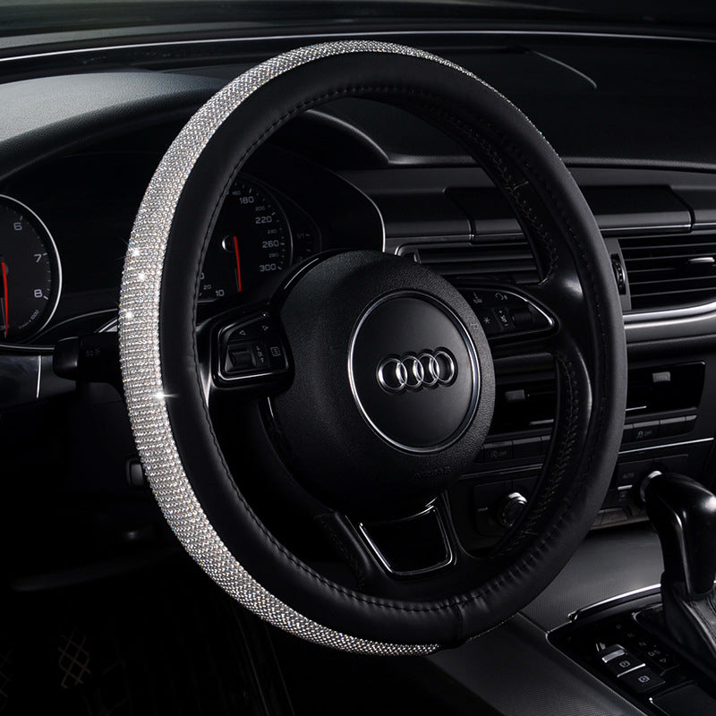 Crystal Diamond Steering Wheel Cover