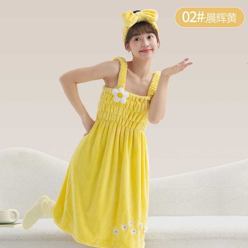 New Cartoon Bath Towel For Women