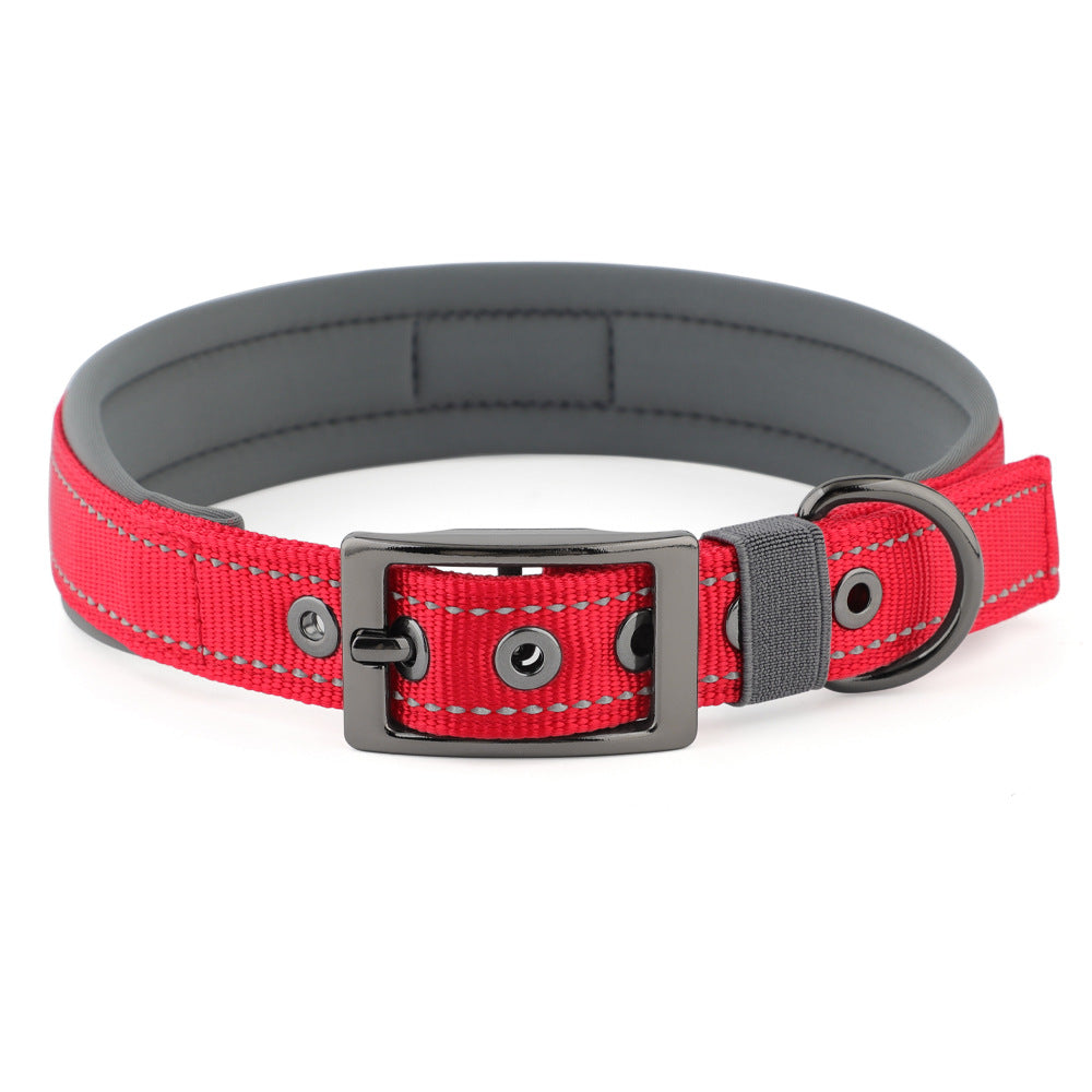 Reflective Safety Dog Collar – Adjustable & Durable