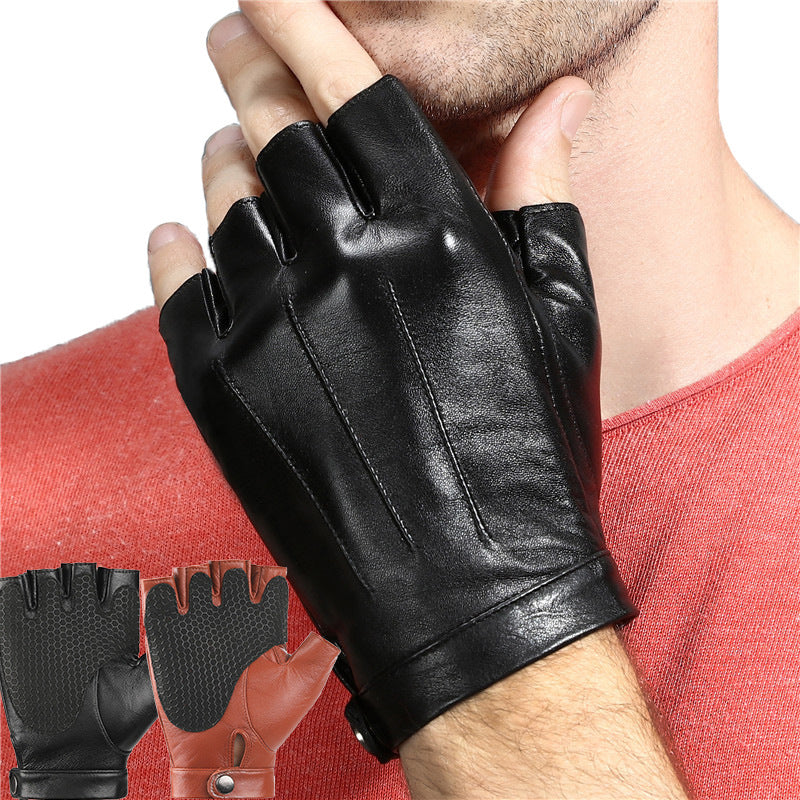 Men's Half-Finger Riding Gloves – Cycling & Outdoor Sports