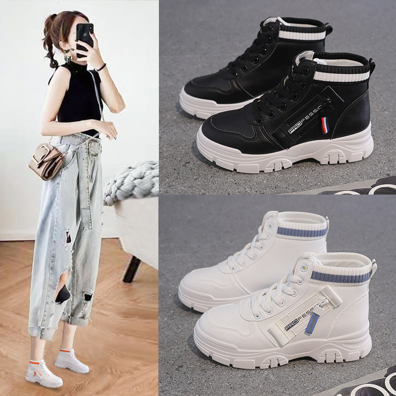Women's High-Top Sneakers – Casual Street Style