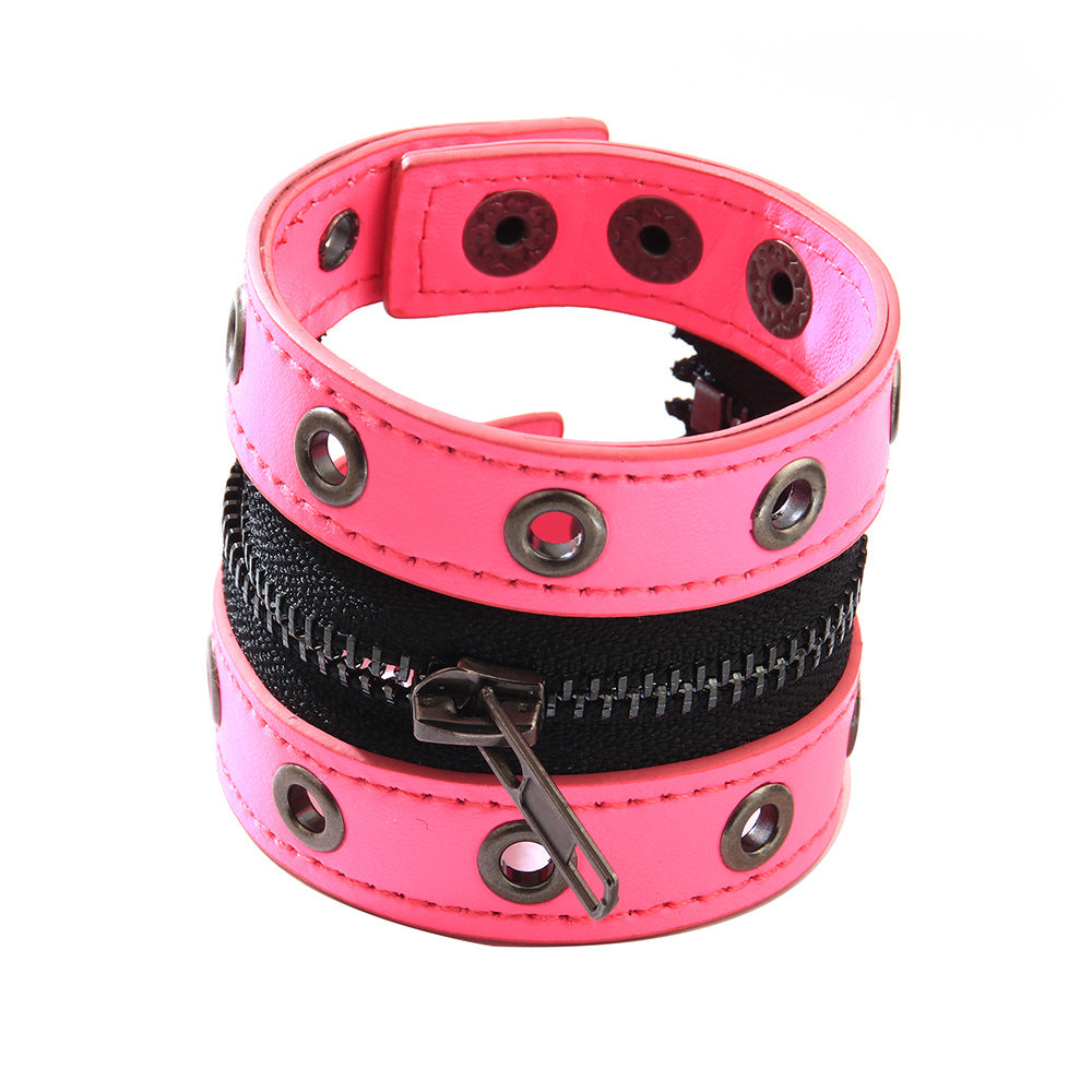 Punk Jewelry Cowhide Bracelet