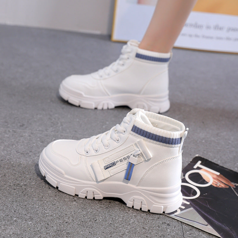 Women's High-Top Sneakers – Casual Street Style