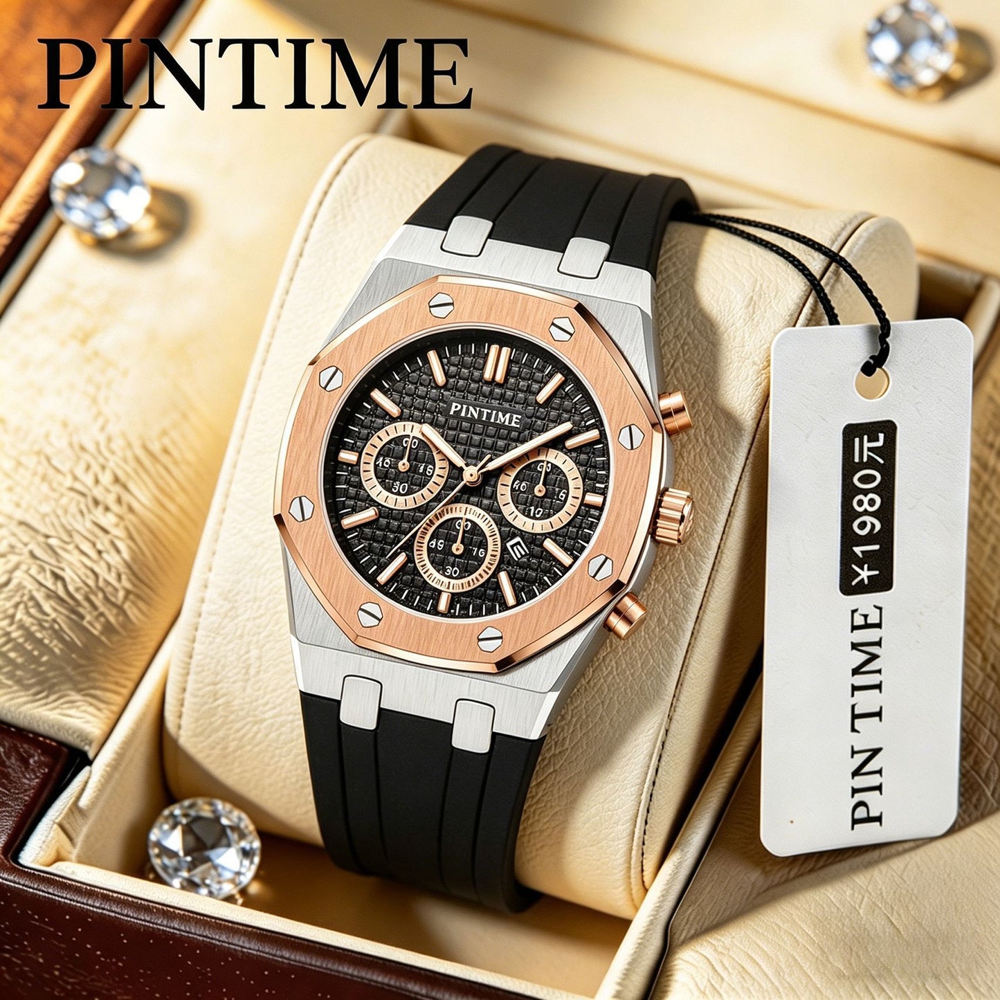 Men's Multi-Dial Sports Watch