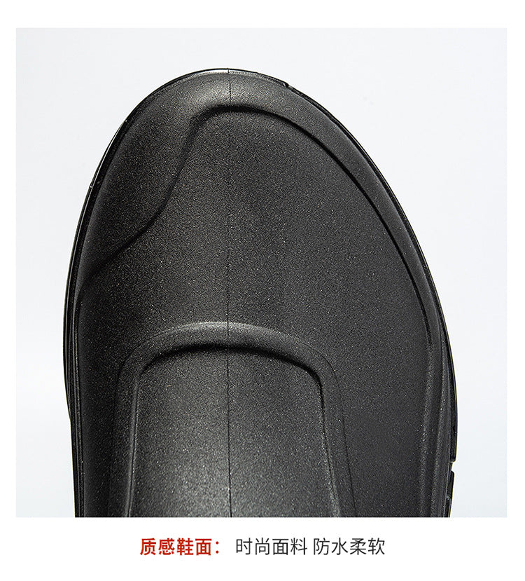 Men's Non-Slip Rubber Rain Boots – Thick Sole Work & Kitchen Shoes