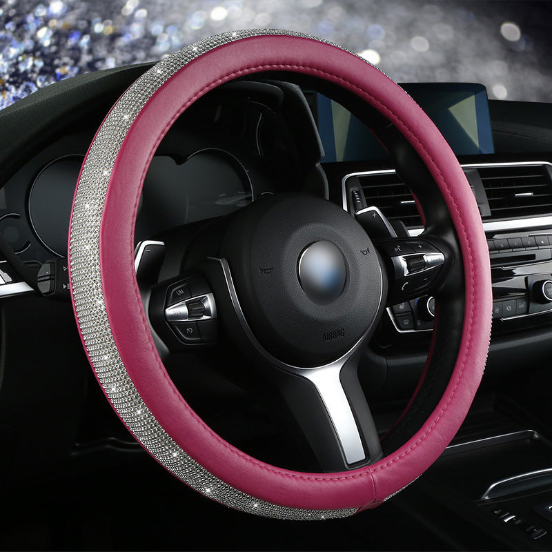 Crystal Diamond Steering Wheel Cover