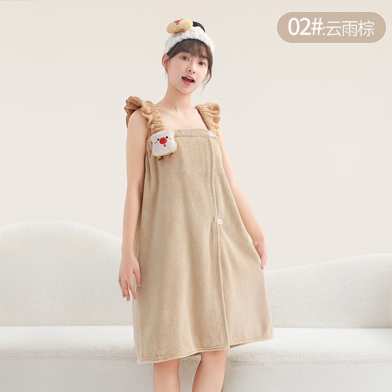 New Cartoon Bath Towel For Women