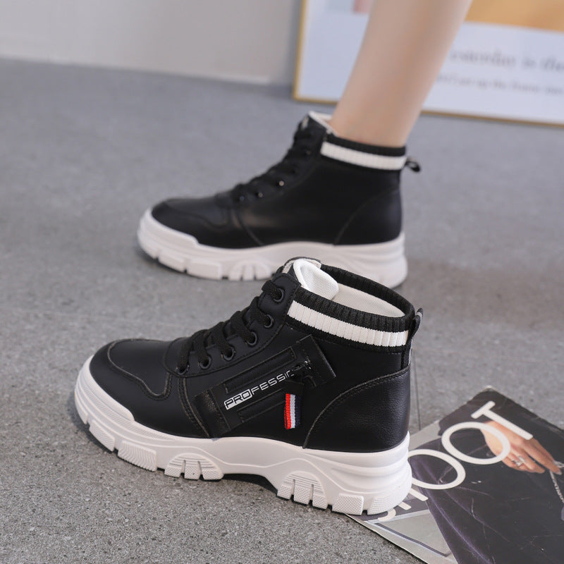 Women's High-Top Sneakers – Casual Street Style