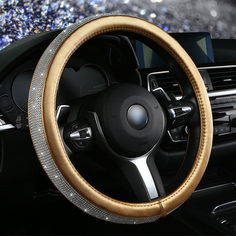 Crystal Diamond Steering Wheel Cover