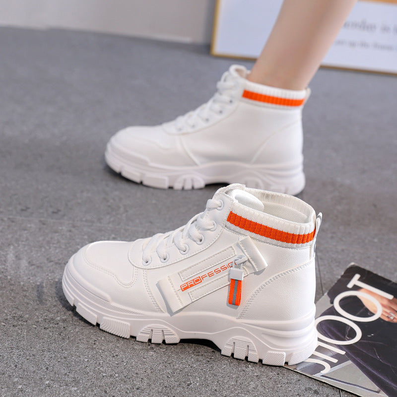 Women's High-Top Sneakers – Casual Street Style