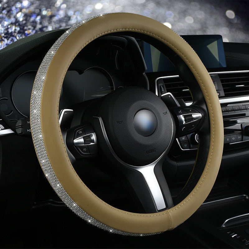 Crystal Diamond Steering Wheel Cover
