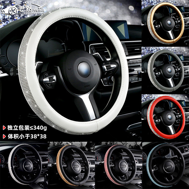 Crystal Diamond Steering Wheel Cover