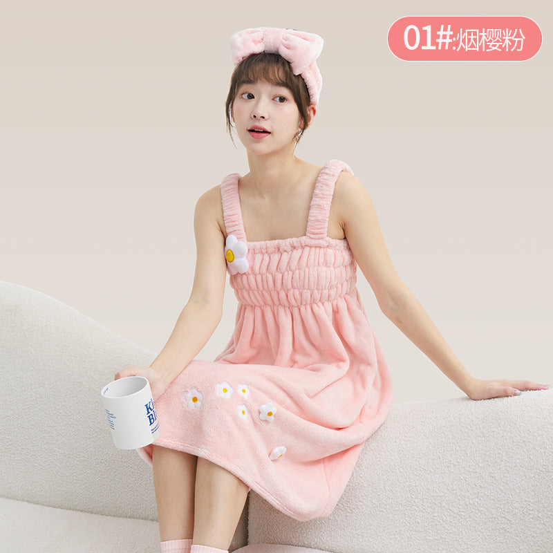 New Cartoon Bath Towel For Women