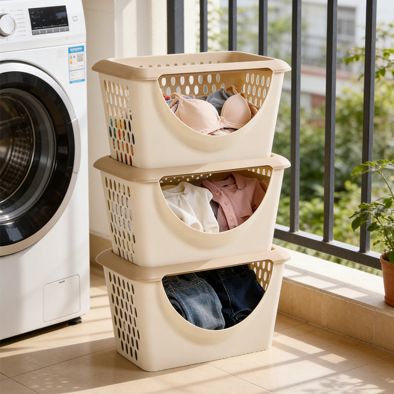 Kids' Multi-Layer Storage Box – Stackable Toy Organizer