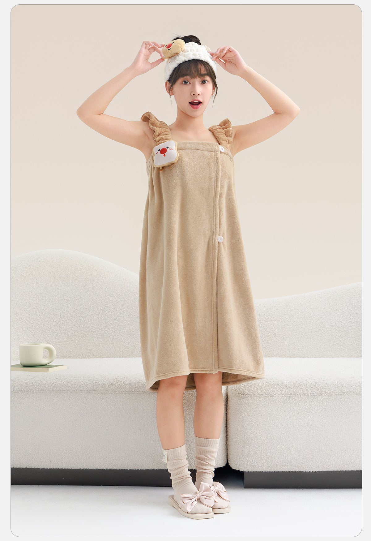 New Cartoon Bath Towel For Women
