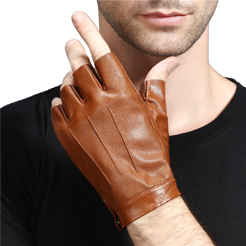 Men's Half-Finger Riding Gloves – Cycling & Outdoor Sports