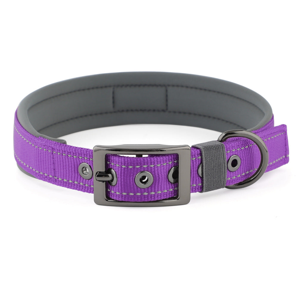 Reflective Safety Dog Collar – Adjustable & Durable
