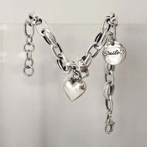 Six-Pointed Star Sterling Silver Bracelet – Couple & Stackable