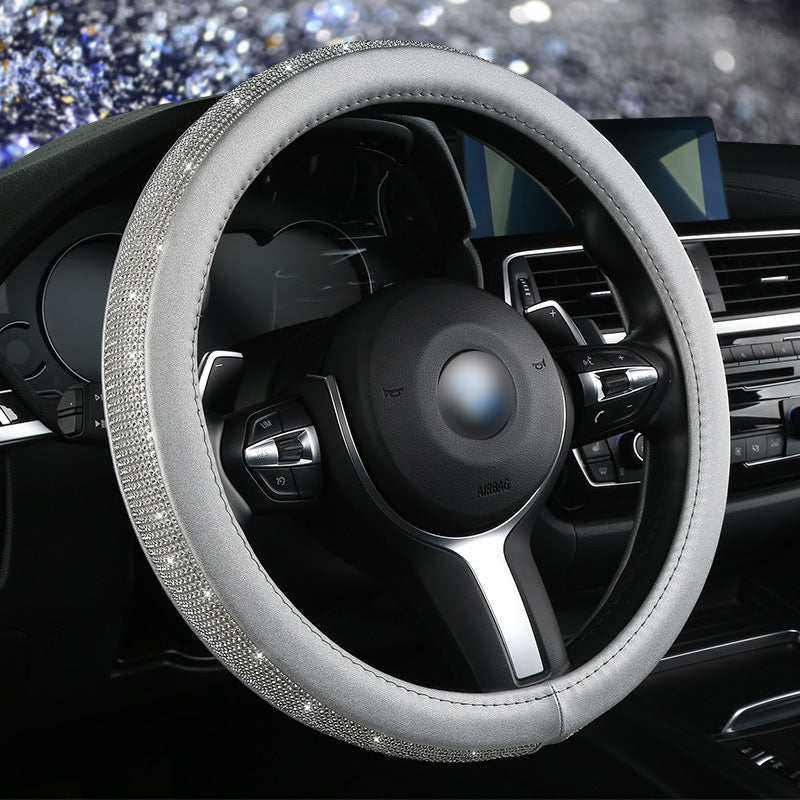 Crystal Diamond Steering Wheel Cover