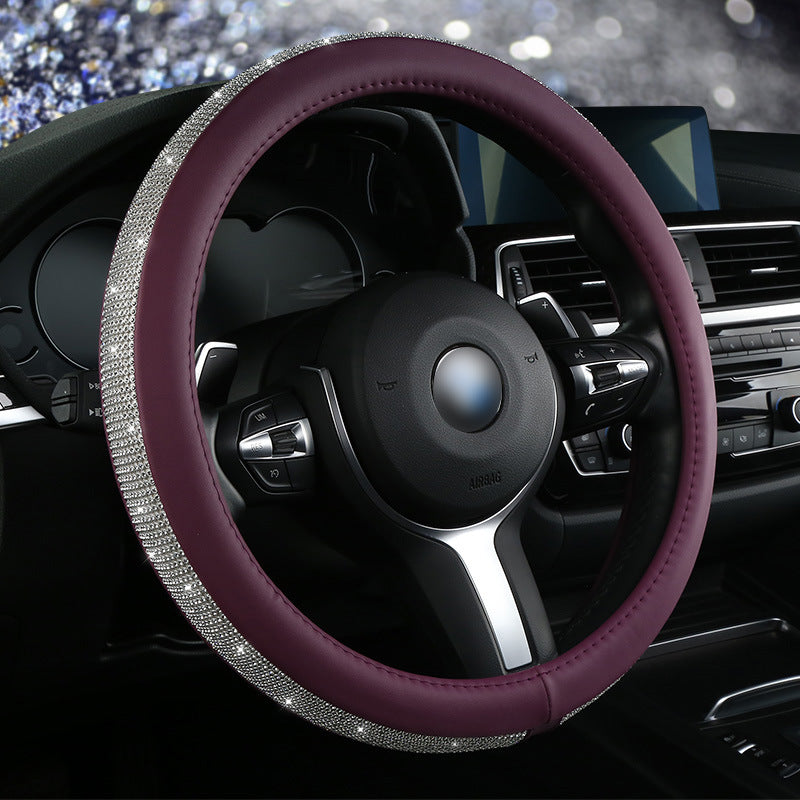 Crystal Diamond Steering Wheel Cover