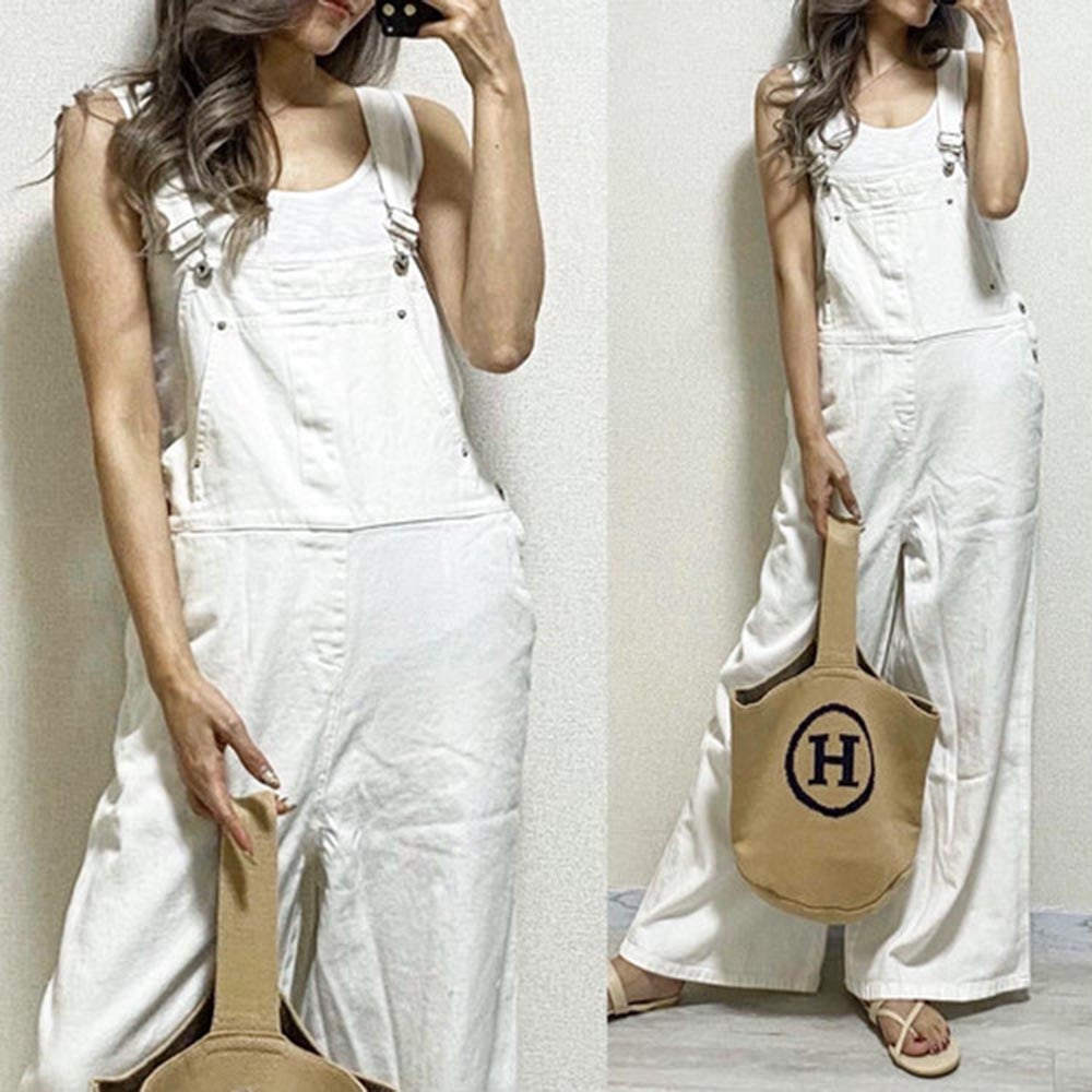 Women's Backless Sleeveless Patchwork Jumpsuit
