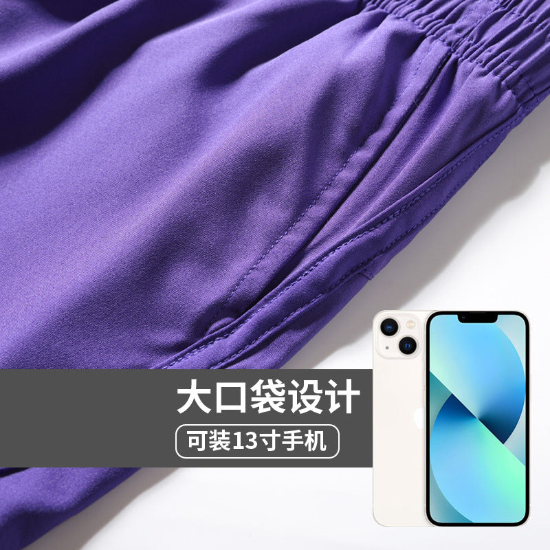 Men's Quick-drying Sports Shorts with Invisible Pocket for Mobile Phone