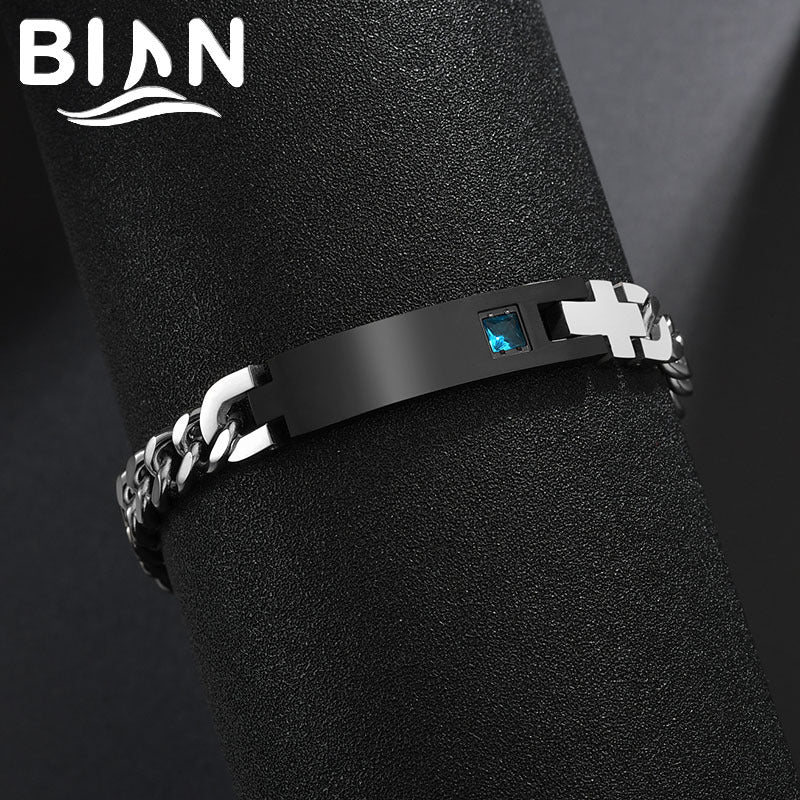 Stainless Steel Couple Bracelet Set