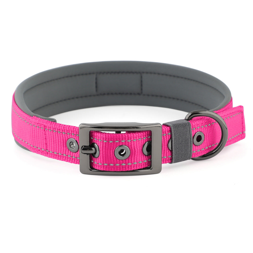 Reflective Safety Dog Collar – Adjustable & Durable