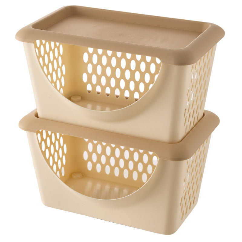 Kids' Multi-Layer Storage Box – Stackable Toy Organizer