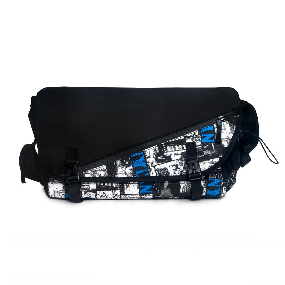 Men's Large Capacity Nylon Crossbody Satchel Bag – Streetwear Style