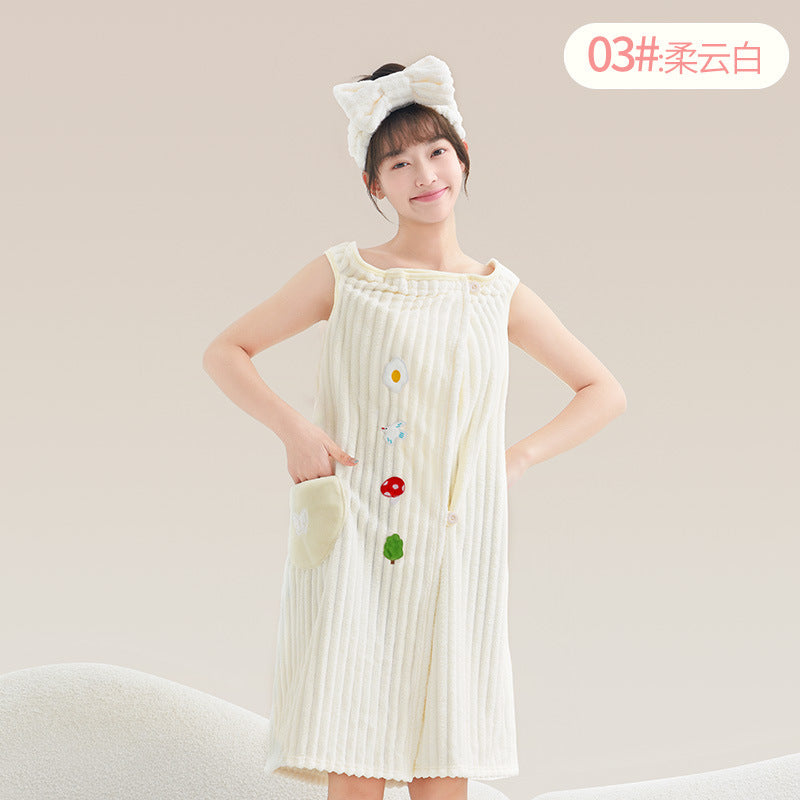 New Cartoon Bath Towel For Women