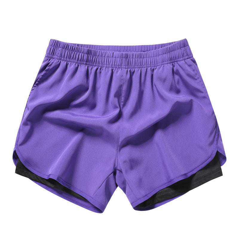Men's Quick-drying Sports Shorts with Invisible Pocket for Mobile Phone