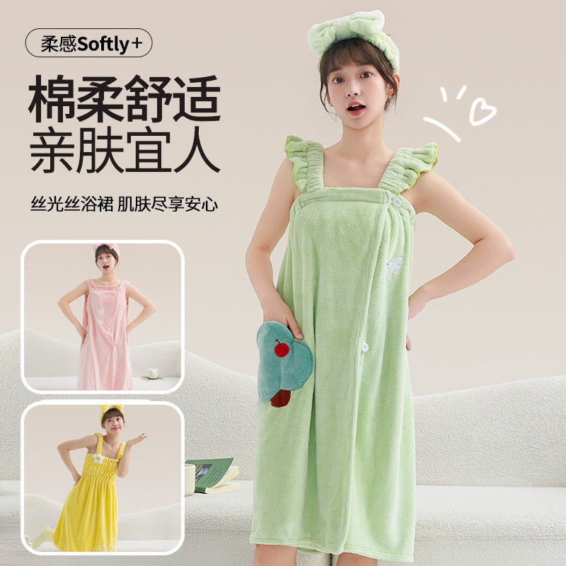 New Cartoon Bath Towel For Women