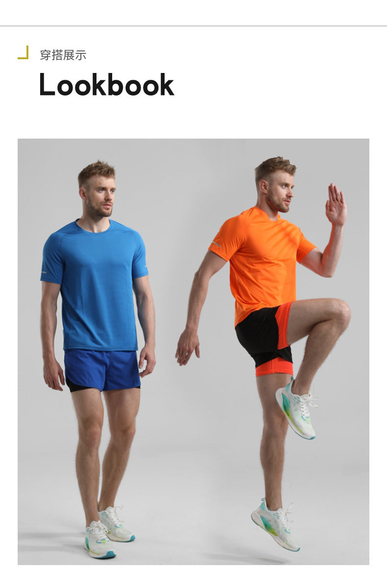 Men's Quick-drying Sports Shorts with Invisible Pocket for Mobile Phone