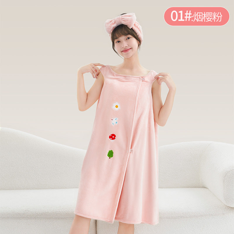 New Cartoon Bath Towel For Women